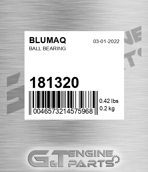 181320 Ball Bearing for BLUMAQ
