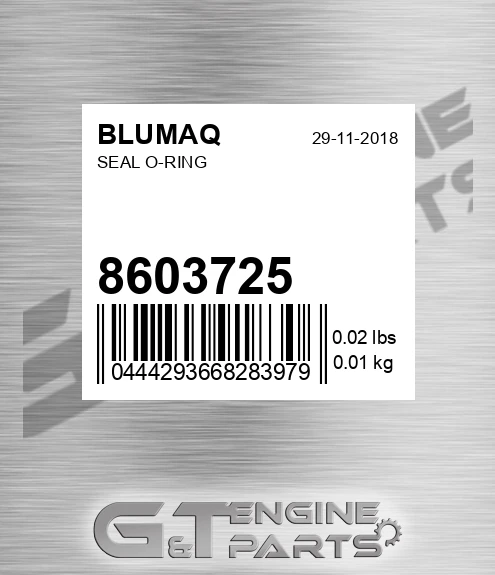 8603725 Seal O-ring