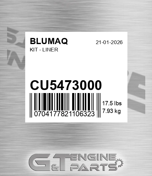 CU5473000 BLUMAQ Kit - Liner