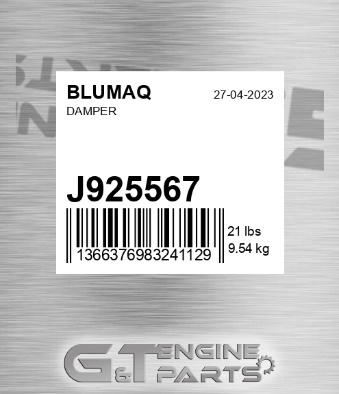 J925567 BLUMAQ Damper