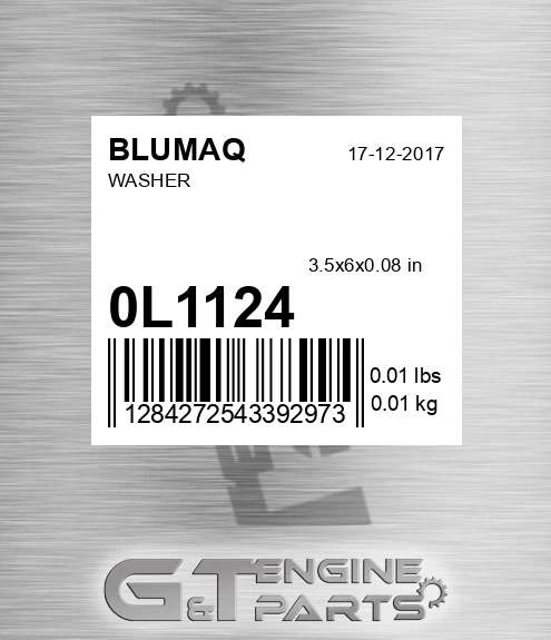 0L-1124 Washer for BLUMAQ