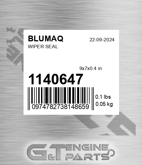 114-0647 BLUMAQ Wiper Seal