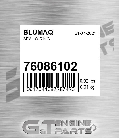 76086102 BLUMAQ Seal O-ring