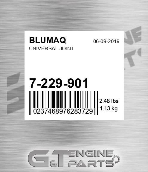 7-229-901 Universal Joint for BLUMAQ