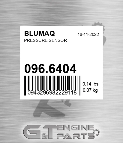 096.6404 Pressure Sensor for BLUMAQ