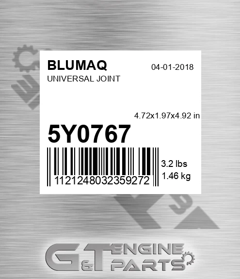 5Y-0767 Universal Joint for BLUMAQ