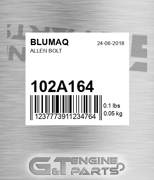 102.A164 Allen Bolt for BLUMAQ
