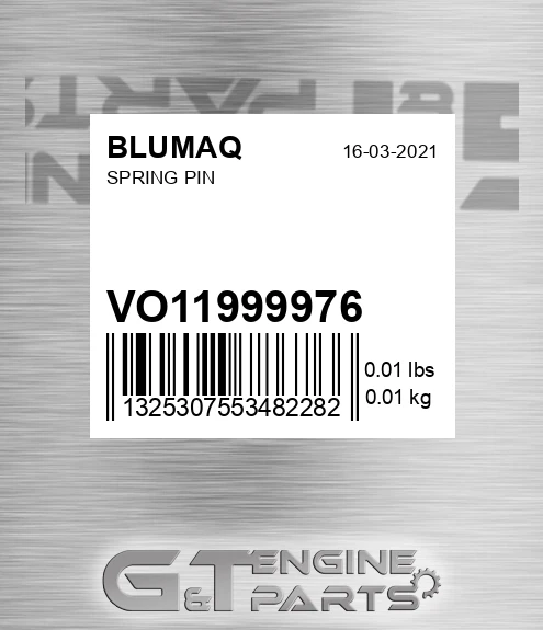 VO11999976 Spring Pin for BLUMAQ
