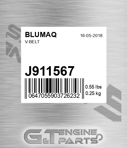 J911567 BLUMAQ V-belt