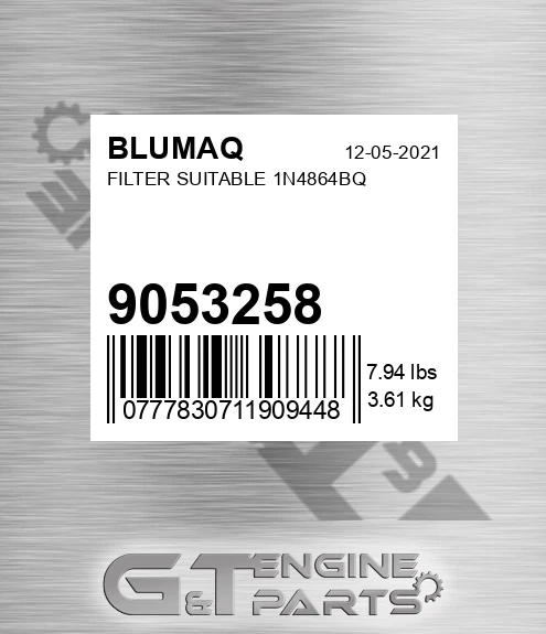 9053258 BLUMAQ Filter Suitable 1n4864bq