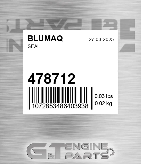 478712 Seal for BLUMAQ