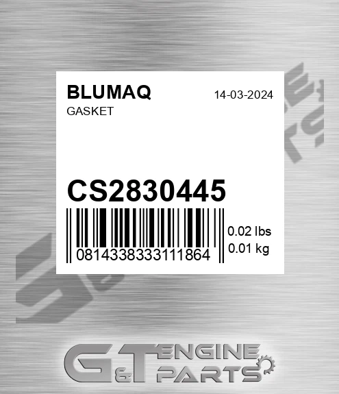 CS2830445 Gasket