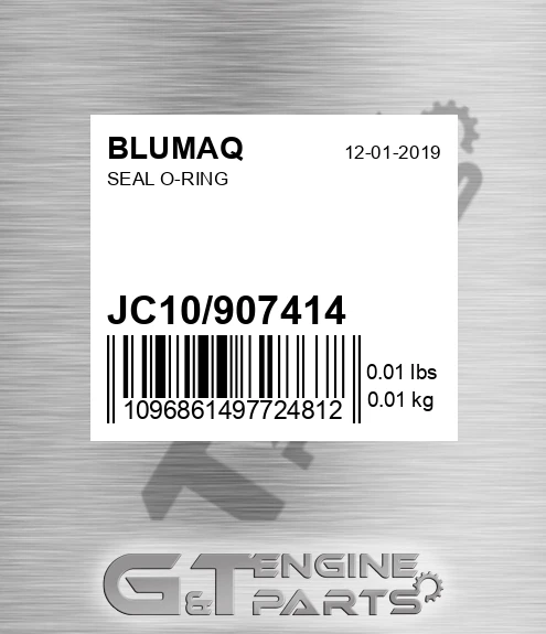 JC10/907414 Seal O-ring for BLUMAQ