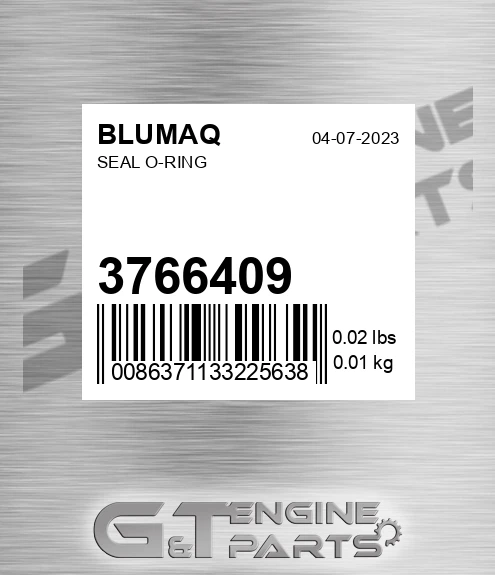 376-6409 Seal O-ring for BLUMAQ