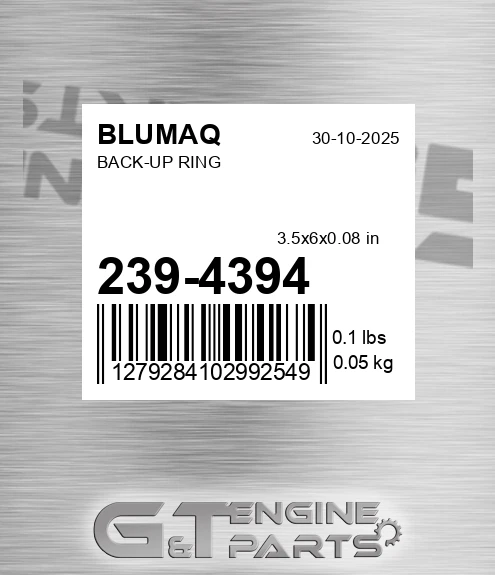 239-4394 Back-up Ring for BLUMAQ