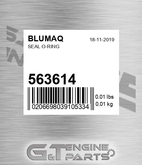 563614 Seal O-ring for BLUMAQ