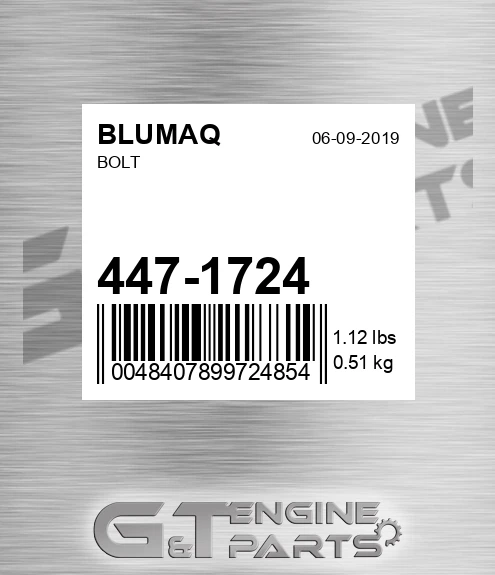 447-1724 BLUMAQ Bolt
