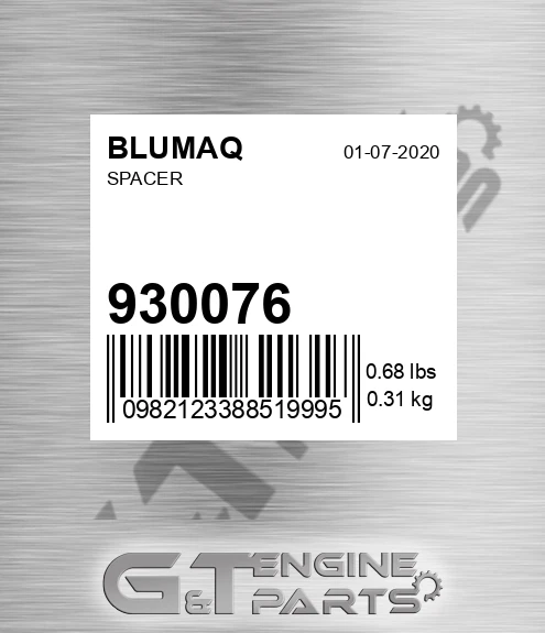 930076 BLUMAQ Spacer