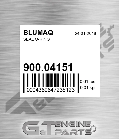 900.04151 Seal O-ring for BLUMAQ