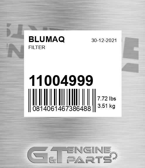11004999 Filter for BLUMAQ