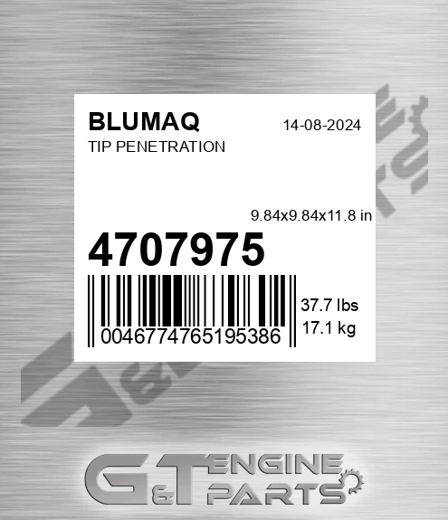 470-7975 Tip Penetration for BLUMAQ