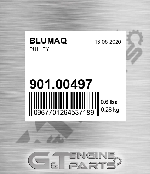 901.00497 Pulley for BLUMAQ