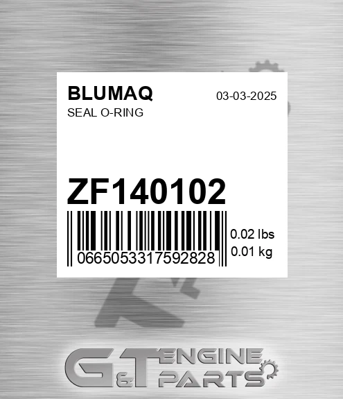 ZF140102 Seal O-ring for BLUMAQ