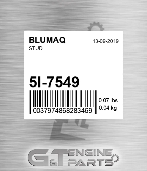 5I-7549 Stud for BLUMAQ