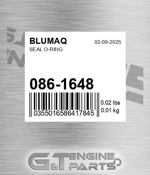 086-1648 Seal O-ring for BLUMAQ