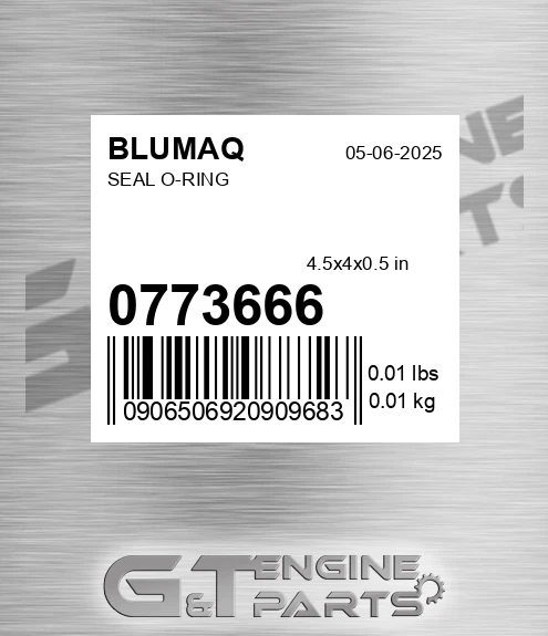 077-3666 Seal O-ring for BLUMAQ