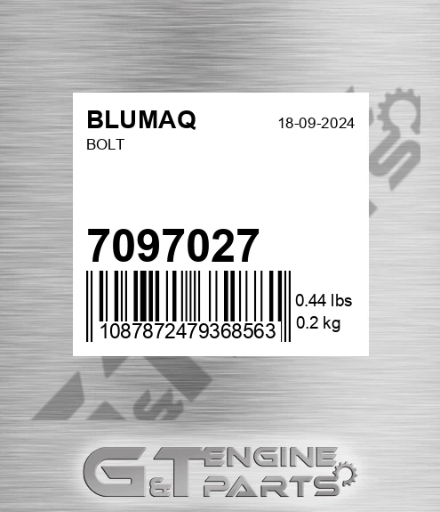 7097027 Bolt