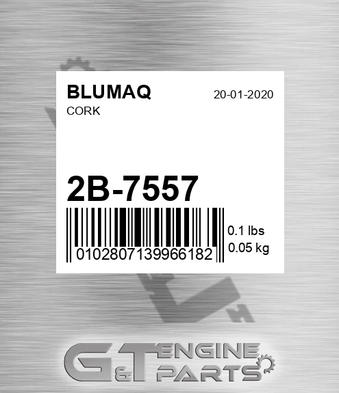 2B-7557 Cork for BLUMAQ