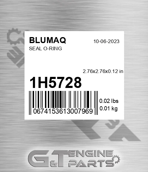 1H-5728 Seal O-ring for BLUMAQ