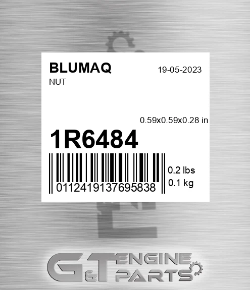 1R-6484 Nut for BLUMAQ