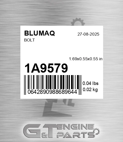 1A-9579 Bolt for BLUMAQ