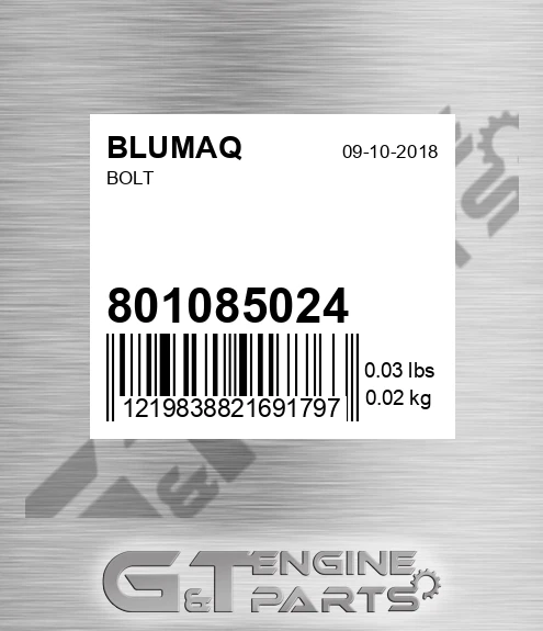 801085024 Bolt for BLUMAQ