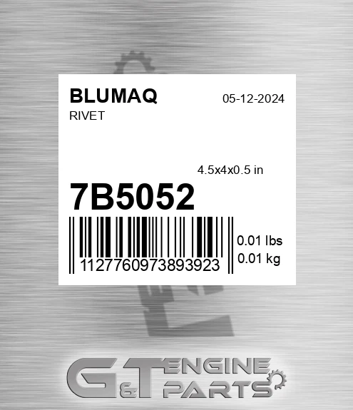 7B-5052 Rivet