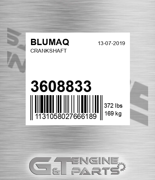 3608833 BLUMAQ Crankshaft