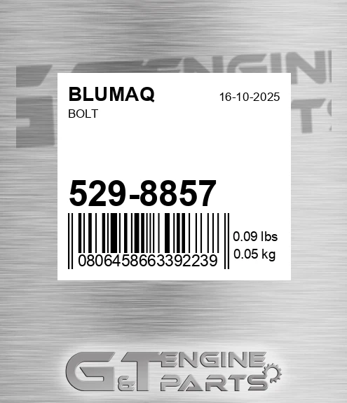 529-8857 Bolt for BLUMAQ