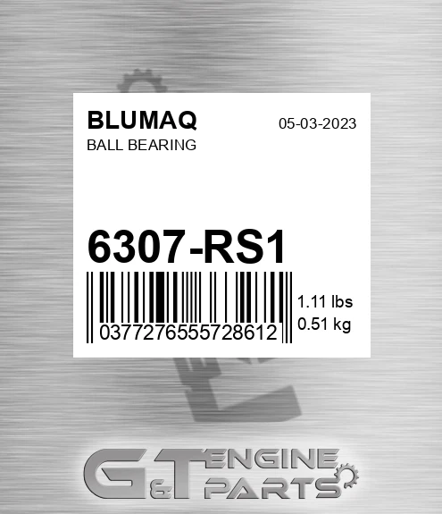 6307-RS1 Ball Bearing for BLUMAQ