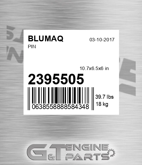 239-5505 Pin for BLUMAQ