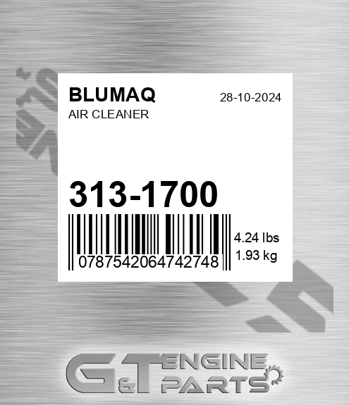 313-1700 Air Cleaner