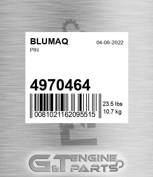 4970464 Pin for BLUMAQ