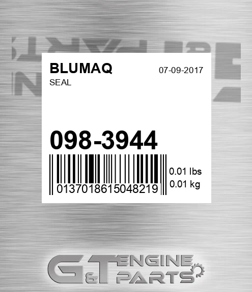098-3944 Seal for BLUMAQ