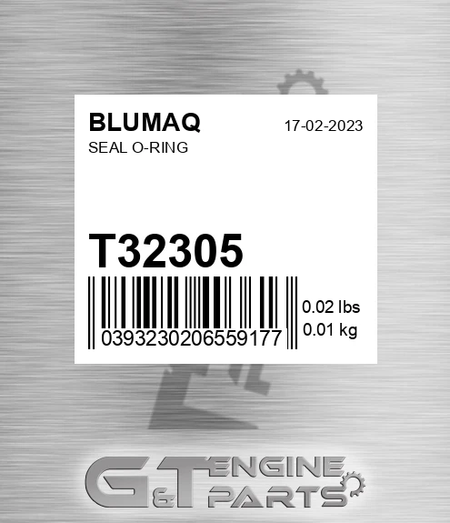 T32305 Seal O-ring