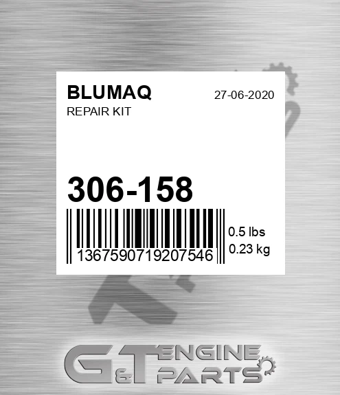 306-158 Repair Kit for BLUMAQ