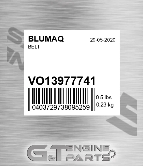 VO13977741 Belt for BLUMAQ