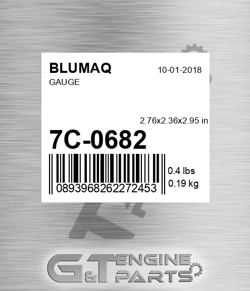7C-0682 Gauge for BLUMAQ