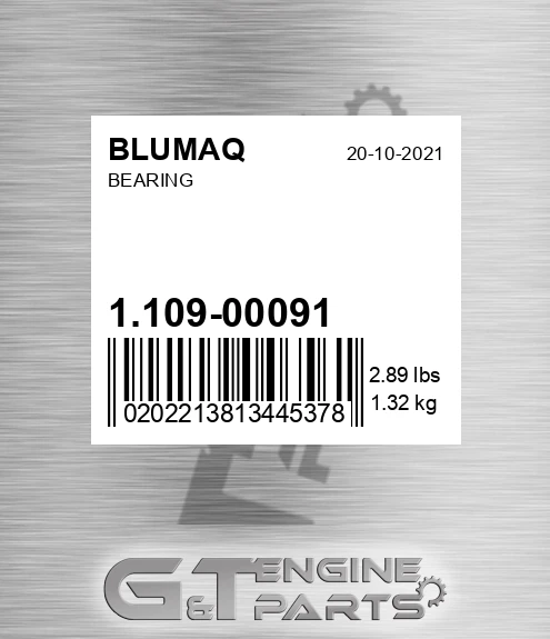 110900091 Bearing for BLUMAQ