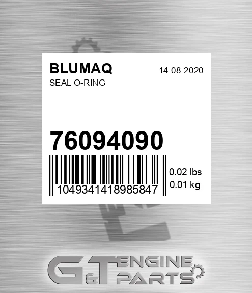 76094090 BLUMAQ Seal O-ring